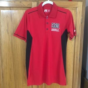 🎉 HP 🎉 NWOT RUSSELL Louisville cardinals button down